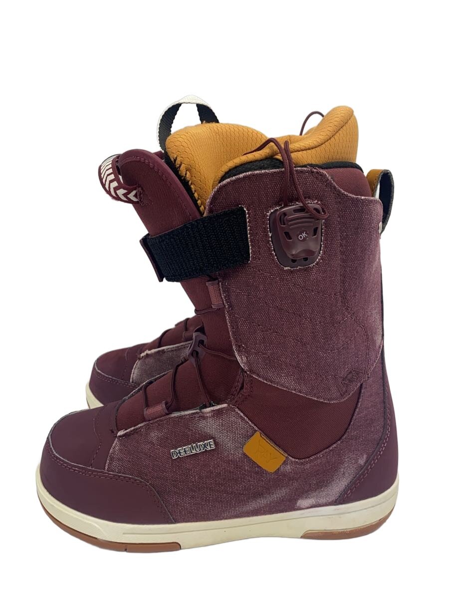 【中古】DEELUXE◆スノーボードブーツ/23.5cm/クイックレーシング/RED/RAY【スポーツ】