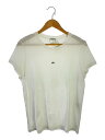【中古】CHANEL◆半袖カットソー/42/コットン/WHT/P37838V27378【レディースウェア】