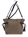 【中古】COACH◆ショルダーバッグ/レザー/BEG/CA164【バッグ】