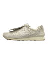 【中古】NEW BALANCE◆WL996PRA/タッセルスニーカー/23cm/WHT/スウェード//【シューズ】