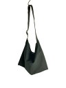 【中古】JIL SANDER◆ショルダーバッグ/キャンバス/BLK/無地【バッグ】(4)