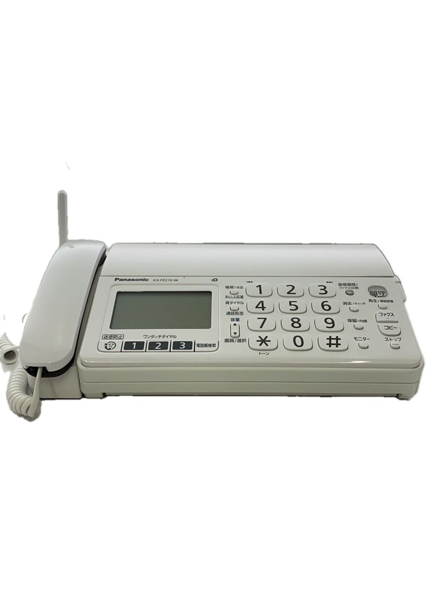 【ブランド】Panasonic 【ブランドカナ】パナソニック 【型番】 【程度】B 【カラー】 【キーワード】　　　/ 2026/09/16 セカンドストリート神戸東灘店 【3812】【中古】Panasonic◆FAX電話 おたっくす KX-PZ210DL-W//【家電・ビジュアル・オーディオ】 ブランド Panasonic 型番 カラー 実寸（cm） 【ビジュアル・OA・通信家電】 幅：31 / 高さ：13 / 奥行：19 【その他】 その他サイズ：/ 商品は　セカンドストリート神戸東灘店の店頭にて販売しております。商品に関するお問合わせは、お電話(TEL:078-436-0250)にて、問合わせ番号：2338127378619をお伝えください。 配送方法やお支払い方法に関するお問い合わせは、サポートセンターまでご連絡をお願いします。 ※お電話の対応は営業時間内のみとなります。お問い合わせフォームでお問い合わせの際はご注文番号をご記入下さい この商品に関する出品店舗からのコメント 全体的に使用感やダメージ・汚れが多々ございます。撮影環境により実物と色味が異なる場合がございます。店頭でも販売の商品になりますので、撮影時の状態と相違がある場合がございます。ご理解の上ご検討下さい。詳しくは店頭までお問い合わせ下さいませ。