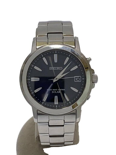 【中古】SEIKO◆ソーラー腕時計/アナログ/BLK/7B52-0AF0【服飾雑貨他】 【中古】SEIKO◆ソーラー腕時計/アナログ/BLK/7B52-0AF0【服飾雑貨他】