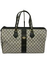 【中古】GUCCI PLUS◆ボストンバッグ/PVC/WHT/総柄【バッグ】