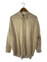 【中古】Sise◆長袖シャツ/1/コットン/ベージュ/19SS-SH-08A/首元汚れ有【メンズウェア】(4)