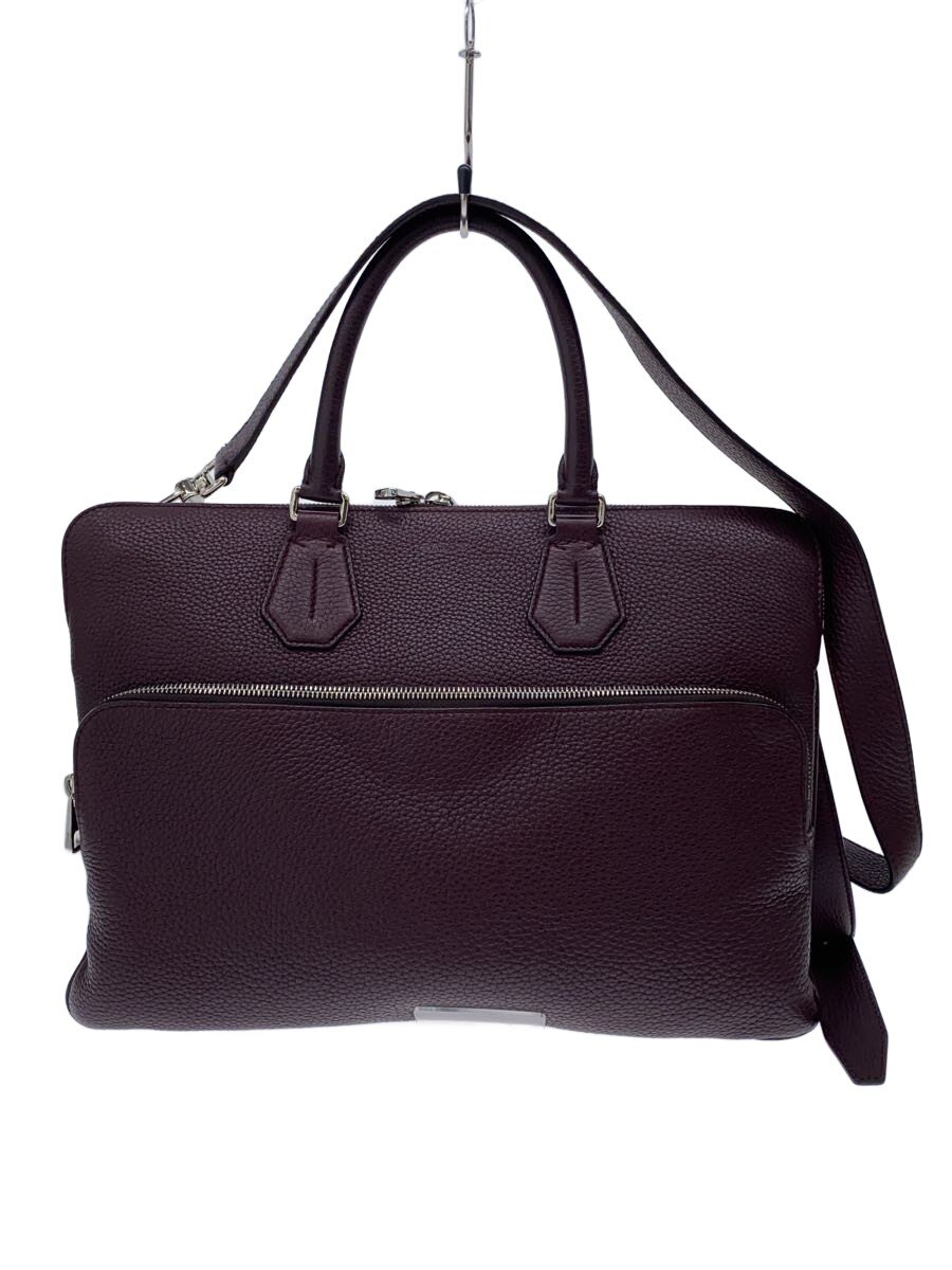 BALLY◆SEEDORF/ビジネスバッグ/ブリーフケース/グレインレザー/BRD