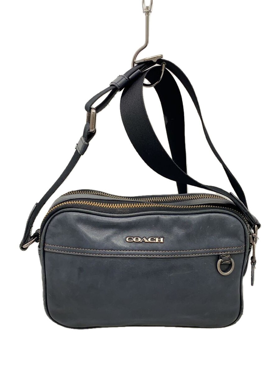 【中古】COACH◆GRAHAM/グラハム/ショルダーバッグ/レザー/BLK/C4148【バッグ】