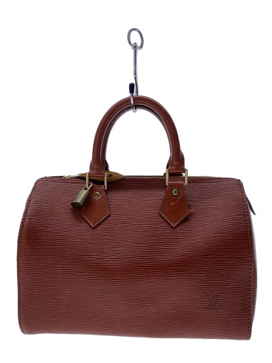 【中古】LOUIS VUITTON◆スピーディ30_エピ_BRW/レザー/BRW【バッグ】 【中古】LOUIS VUITTON◆スピーディ30_エピ_BRW/レザー/BRW【バッグ】