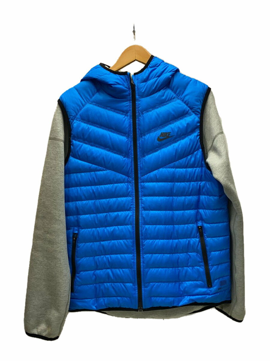 【中古】NIKE◆ジャケット/L/ポリエステル/GRY/614666-063【メンズウェア】