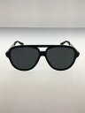 【中古】GUCCI◆サングラス/ティアドロップ/セルロイド/BLK/BLK/メンズ//ツインブリッジ 59□14 145【服飾雑貨他】(4)