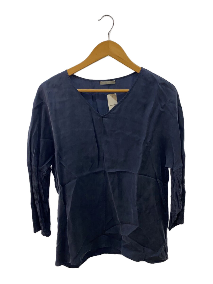 【中古】theory luxe◆7分袖カットソー/38/--/NVY/03-5208245【レディースウェア】