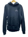 【中古】AMIRI◆Three Star Logo Hoodie/M/コットン/BLK【メンズウェア】