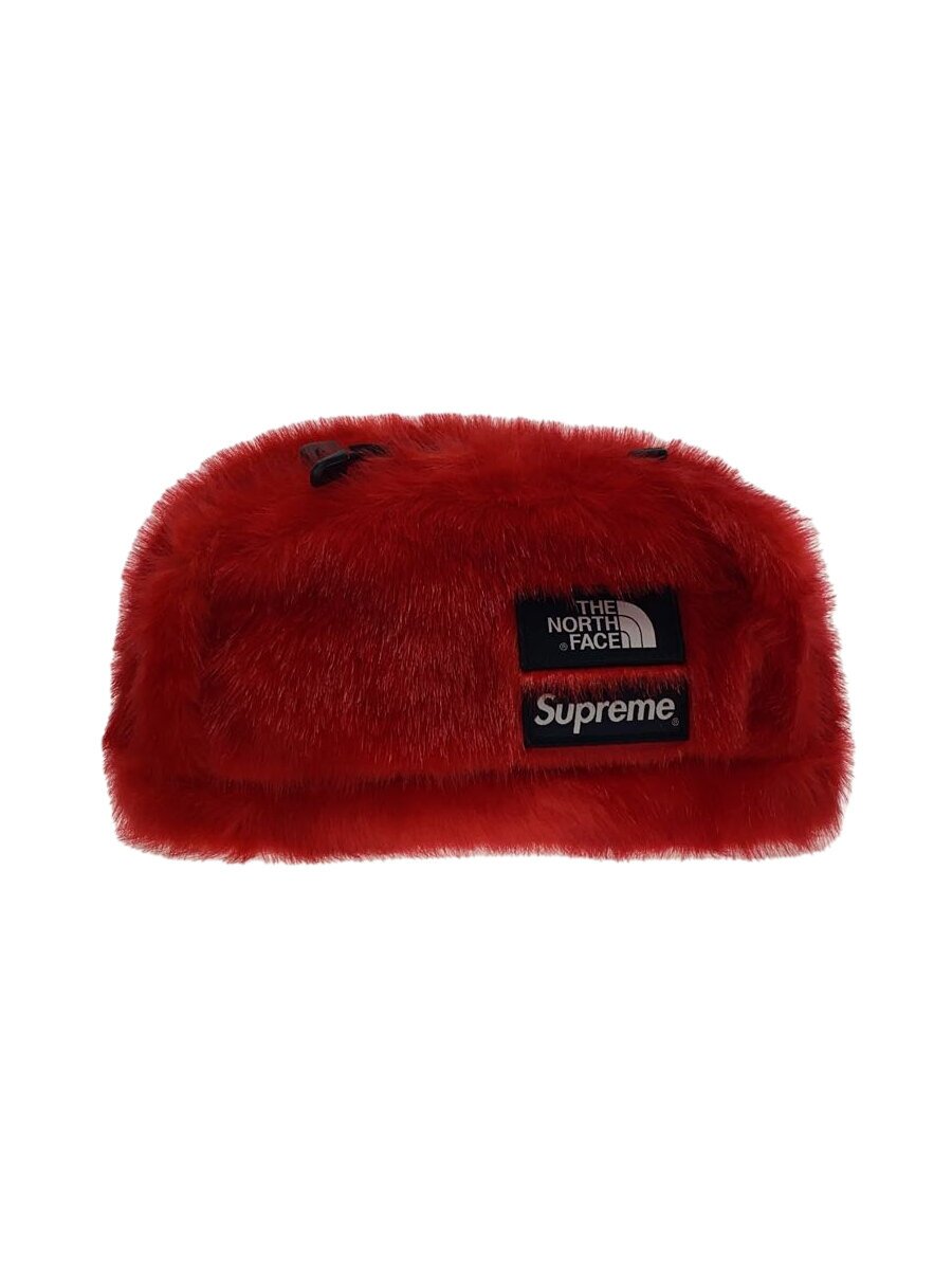 SUPREME - 【中古】Supreme◆ウエストバッグ/ポリエステル/RED/NM82093I【バッグ】