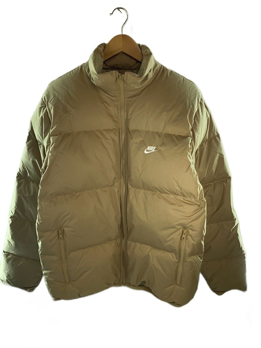 【中古】NIKE◆TF CLUB PUFFER VS/ダウンジャケット/M/ポリエステル/BEG/IB2976-297【メンズウェア】の商品画像