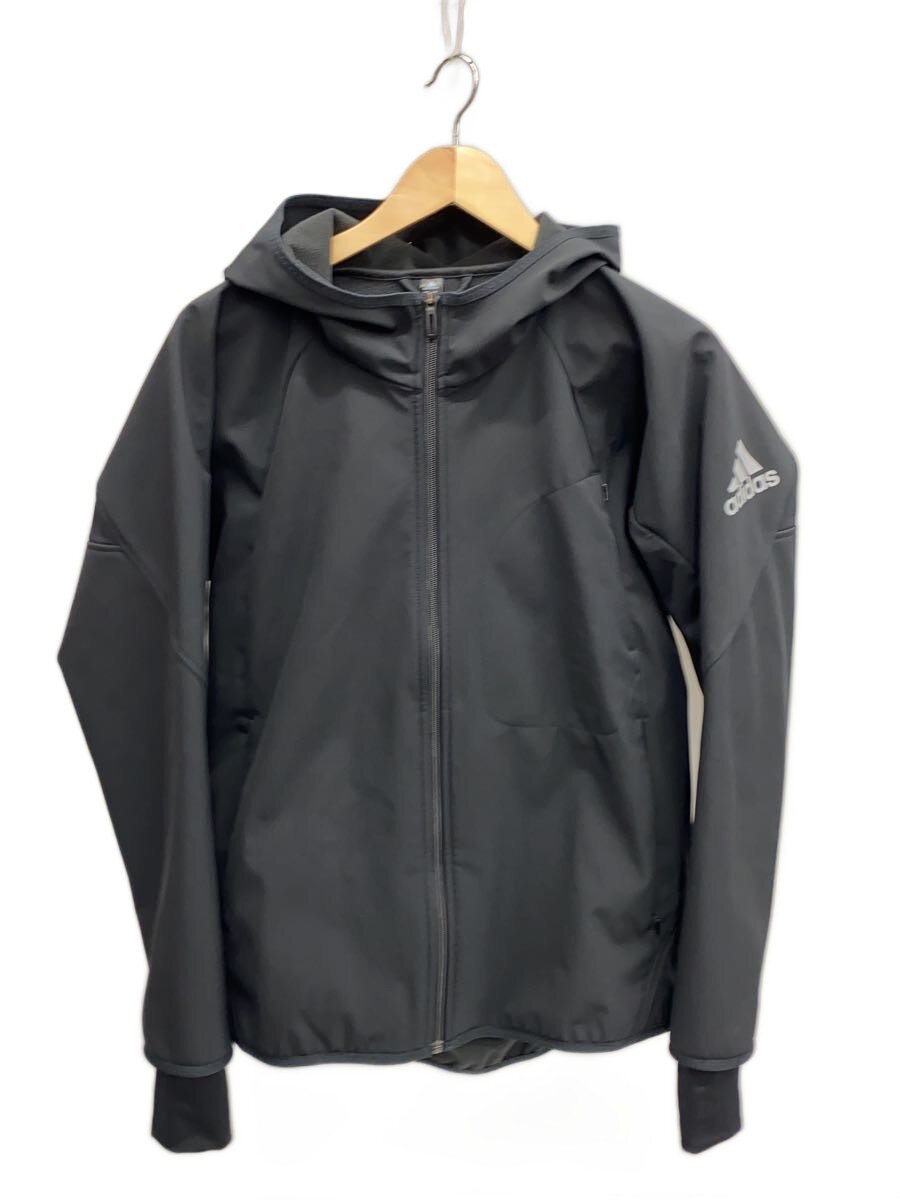【中古】adidas◆スポーツウェアー/L/BLK/AWV002【スポーツ】