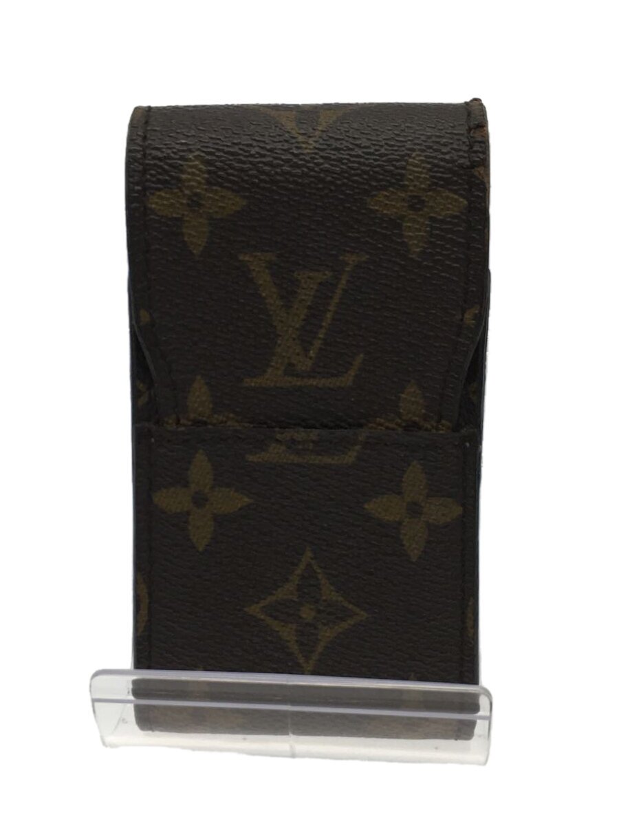 【中古】LOUIS VUITTON◆シガレットケース/レザー【服飾雑貨他】