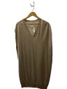 【中古】Maison Martin Margiela◆2010AW/ここのえ期/ニットベスト(薄手)/--/ウール/BEG/S51CT0371【メンズウェア】