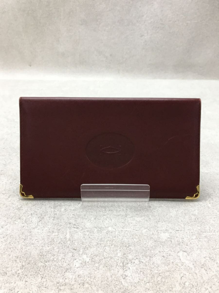 【中古】Cartier◆長財布/レザー/BRD/