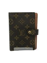 【中古】LOUIS VUITTON◆アジェンダPM_モノグラム_BRW/--/BRW/レディース【服飾雑貨他】