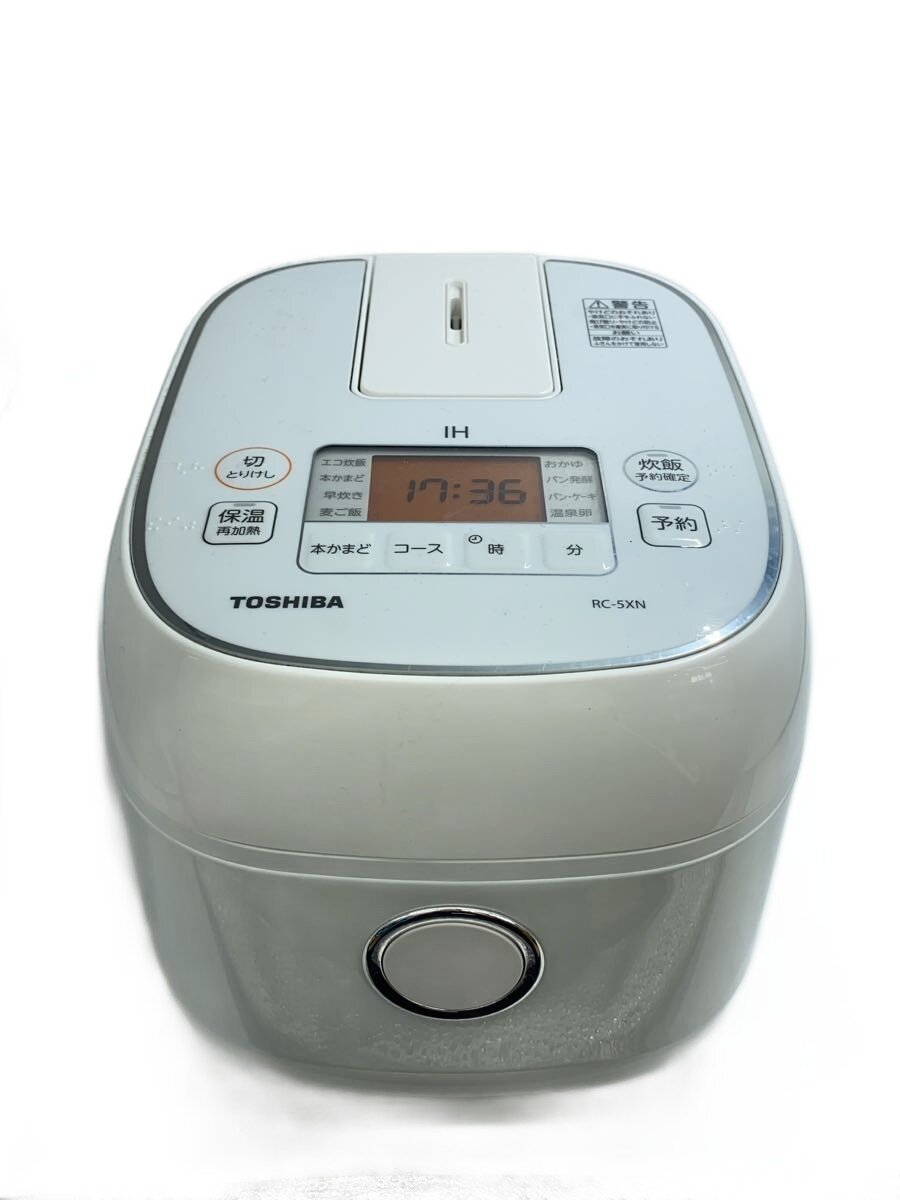 K14:東芝 IHジャー炊飯器 RC-5XN 0.543合炊き 白 | IHジャー炊飯