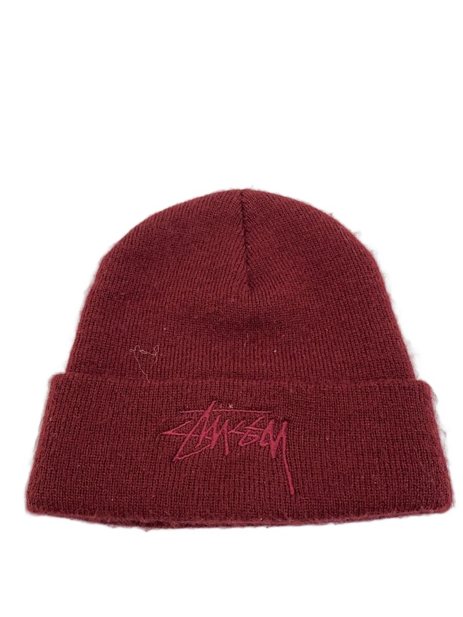 楽天市場】stussy ニット帽（カラーワインレッド）の通販