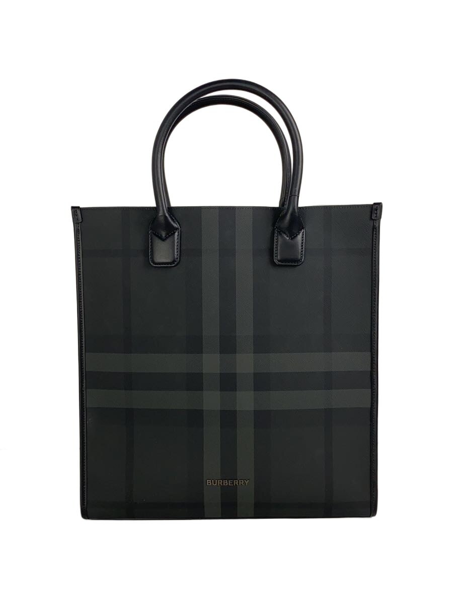 中古 BURBERRY スリムヴァーティカルデニートート PVC ブラック バッグ jumblestore-38238225 2nd STREET 楽天市場店 パッケージ画像