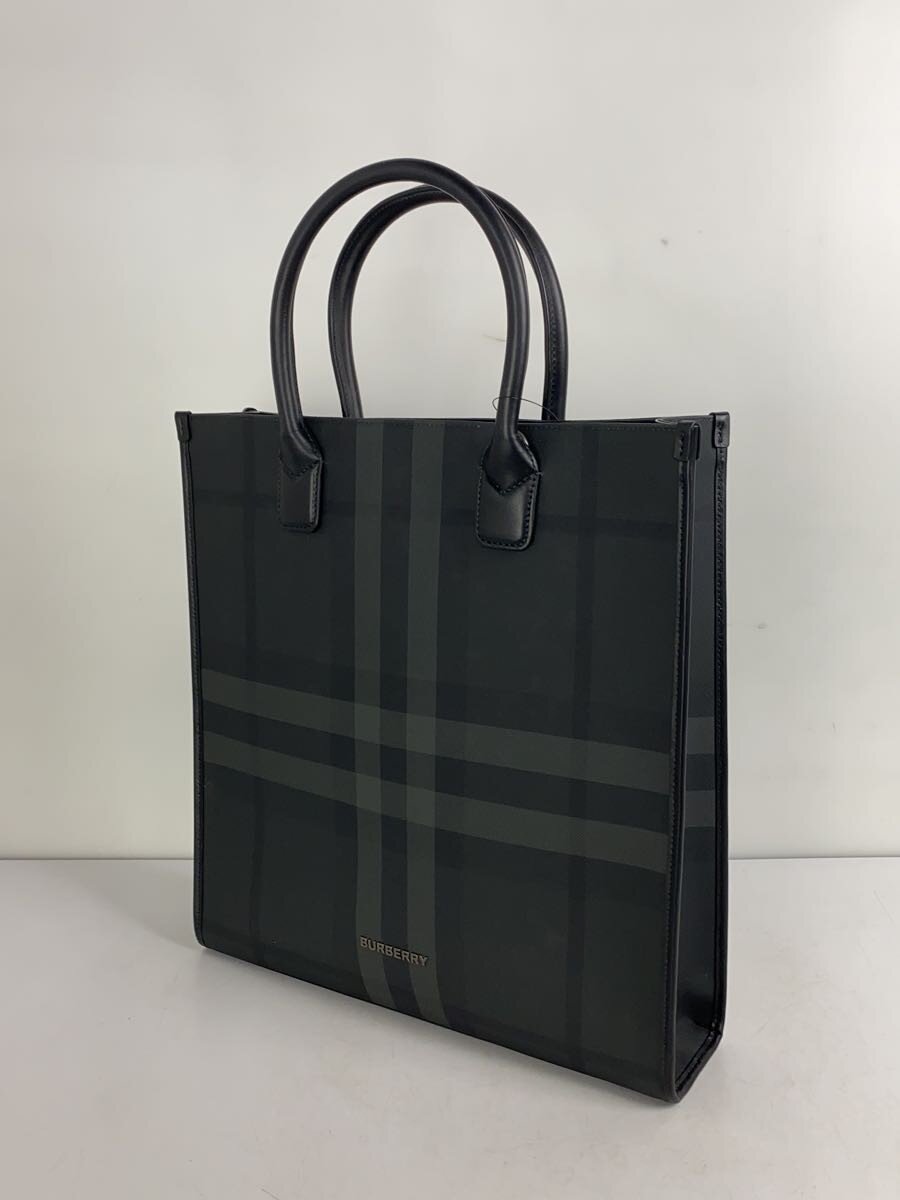 中古 BURBERRY スリムヴァーティカルデニートート PVC ブラック バッグ jumblestore-38238225 2nd STREET 楽天市場店 サンプル画像2