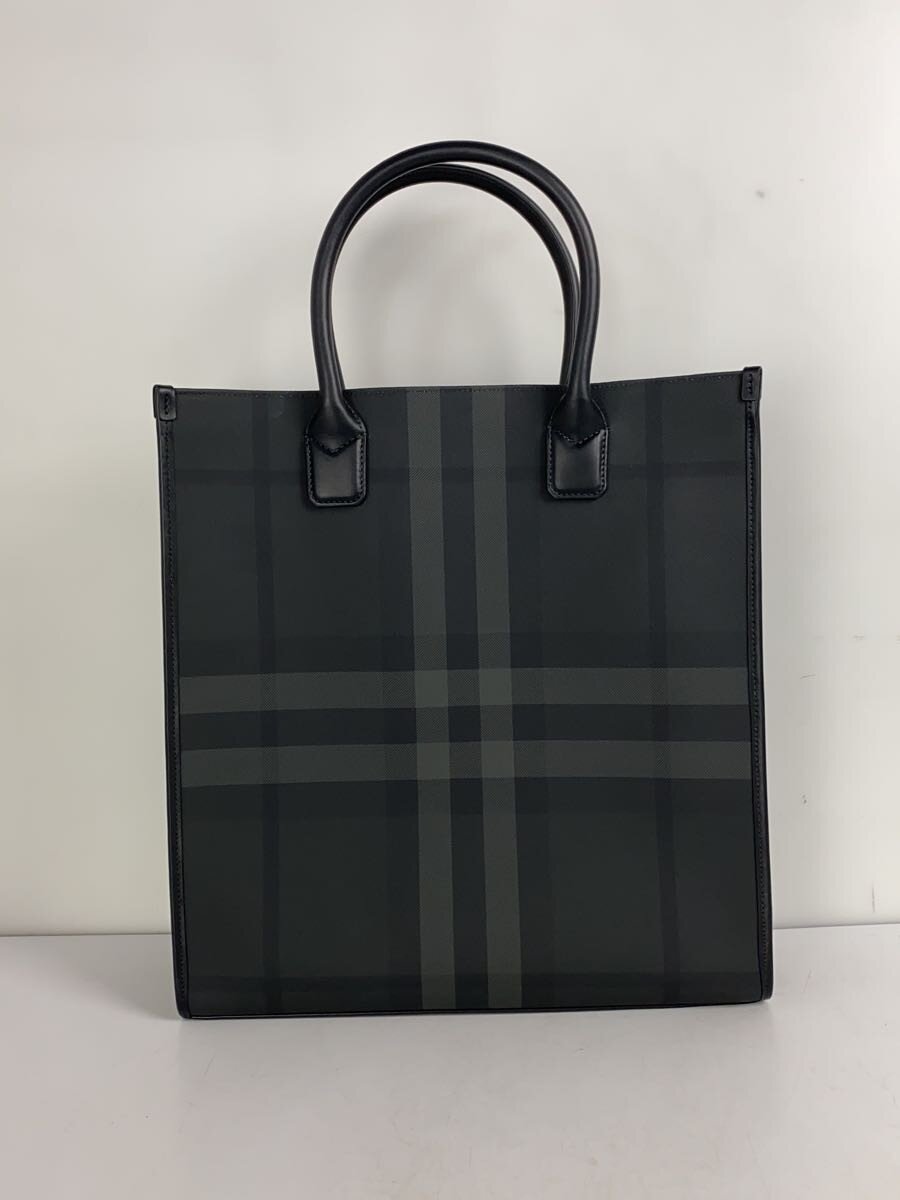 中古 BURBERRY スリムヴァーティカルデニートート PVC ブラック バッグ jumblestore-38238225 2nd STREET 楽天市場店 サンプル画像3