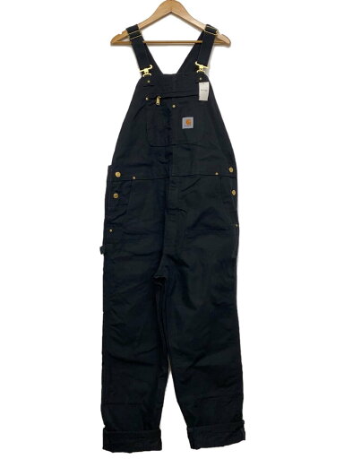 【中古】Carhartt◆オーバーオール DUCK BIB OVERALLS/40/コットン/BLK/102776-001【メンズウェア】 【中古】Carhartt◆オーバーオール DUCK BIB OVERALLS/40/コットン/BLK/102776-001【メンズウェア】