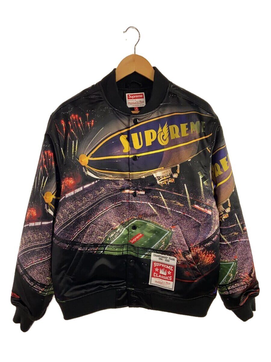 【中古】Supreme◆スタジャン/M/ナイ