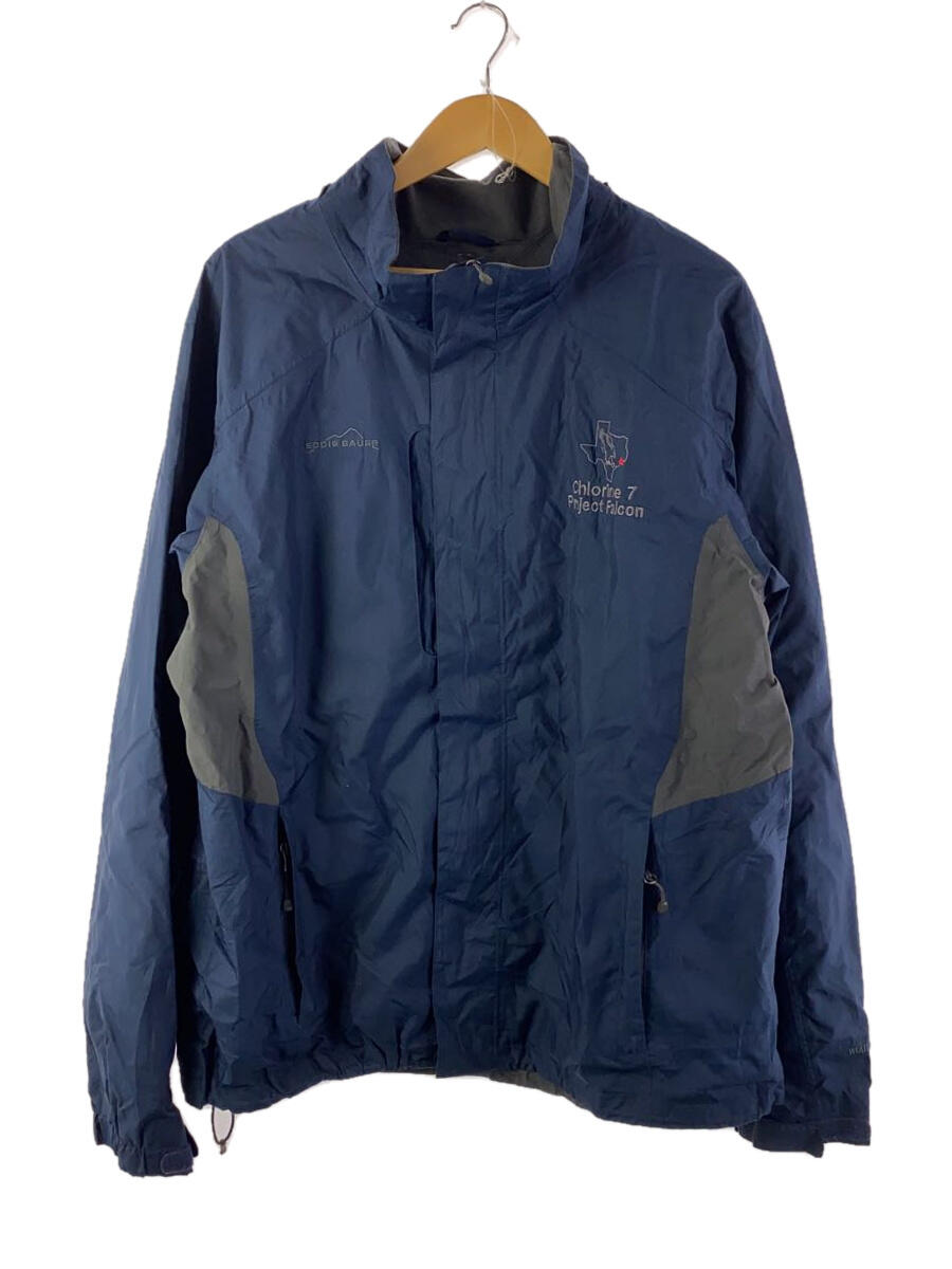 【中古】EDDIE BAUER◆ブルゾン/XXL/ポリエステル/NVY/無地/EB550【メンズウェア】