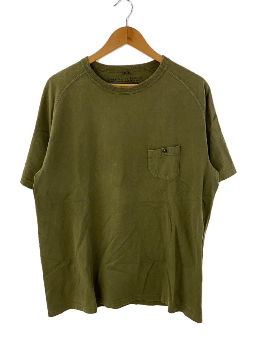 【中古】Nigel Cabourn◆9.5oz BASIC T-SHIRT/Tシャツ/52/コットン/KHK/8044-00-21030//【メンズウェア】