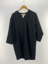 【中古】ENFOLD◆長袖ワンピース/36/ポリエステル/BLK/無地/300AS233-0850【レディースウェア】