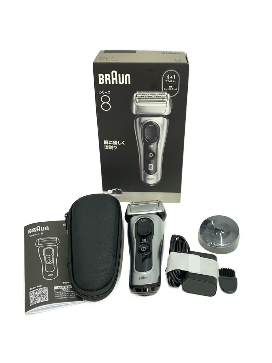 【ブランド】BRAUN 【ブランドカナ】ブラウン 【型番】 【程度】S 【サイズ】 【メインカラー】 【素材・生地】 【キーワード】　　　/ 2026/07/24 スーパーセカンドストリート八尾店【4130】【中古】BRAUN◆シェーバー ブラウン シリーズ8 8617s//【家電・ビジュアル・オーディオ】 ブランド BRAUN 型番 カラー 柄 素材・生地 >色・素材について サイズ >サイズ表示について 実寸（cm） 【生活家電その他】 幅：13.5 / 高さ：24 / 奥行：7.5 【その他】 その他サイズ：/ 商品は　スーパーセカンドストリート八尾店の店頭にて販売しております。商品に関するお問合わせは、お電話(TEL:072-990-2370)にて、問合わせ番号：2241305078846をお伝えください。 配送方法やお支払い方法に関するお問い合わせは、サポートセンターまでご連絡をお願いします。 ※お電話の対応は営業時間内のみとなります。お問い合わせフォームでお問い合わせの際はご注文番号をご記入下さい この商品に関する出品店舗からのコメント 1使用感あり※商品には写真では確認しづらいダメージや汚れのある場合がございます。店頭でも同時販売している為、掲載時と状態が異なる場合がございます。予めご了承下さい。商品の詳しい状態やご不明な点等ございましたら、販売店舗までお問い合わせ下さい。