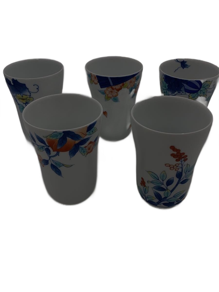 【中古】鍋島/湯呑/5点セット【キッチン用品】