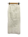 【中古】ё BIOTOP Lingerie/ロングスカート/1/ナイロン/WHT/EEC-33051-A【レディースウェア】