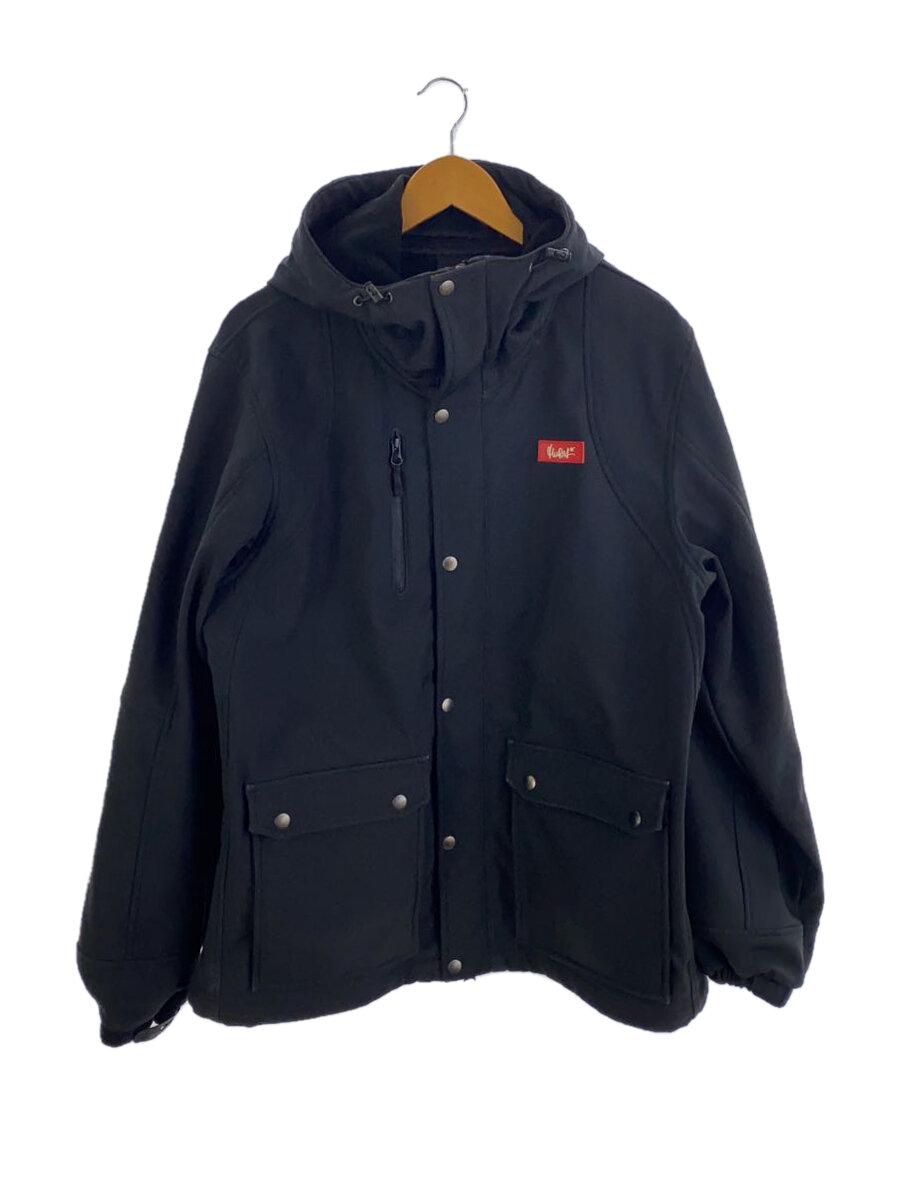 【中古】MURRAL◆マウンテンパーカ/XL/ポリエステル/BLK/無地/18MU-AW-13/ブラック【メンズウェア】