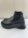 【中古】foot the coacher◆サイドゴアブーツ/US8/BLK/2212014【シューズ】