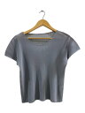 【中古】PLEATS PLEASE ISSEY MIYAKE◆カットソー/--/ポリエステル/GRY/PP51FK372【レディースウェア】