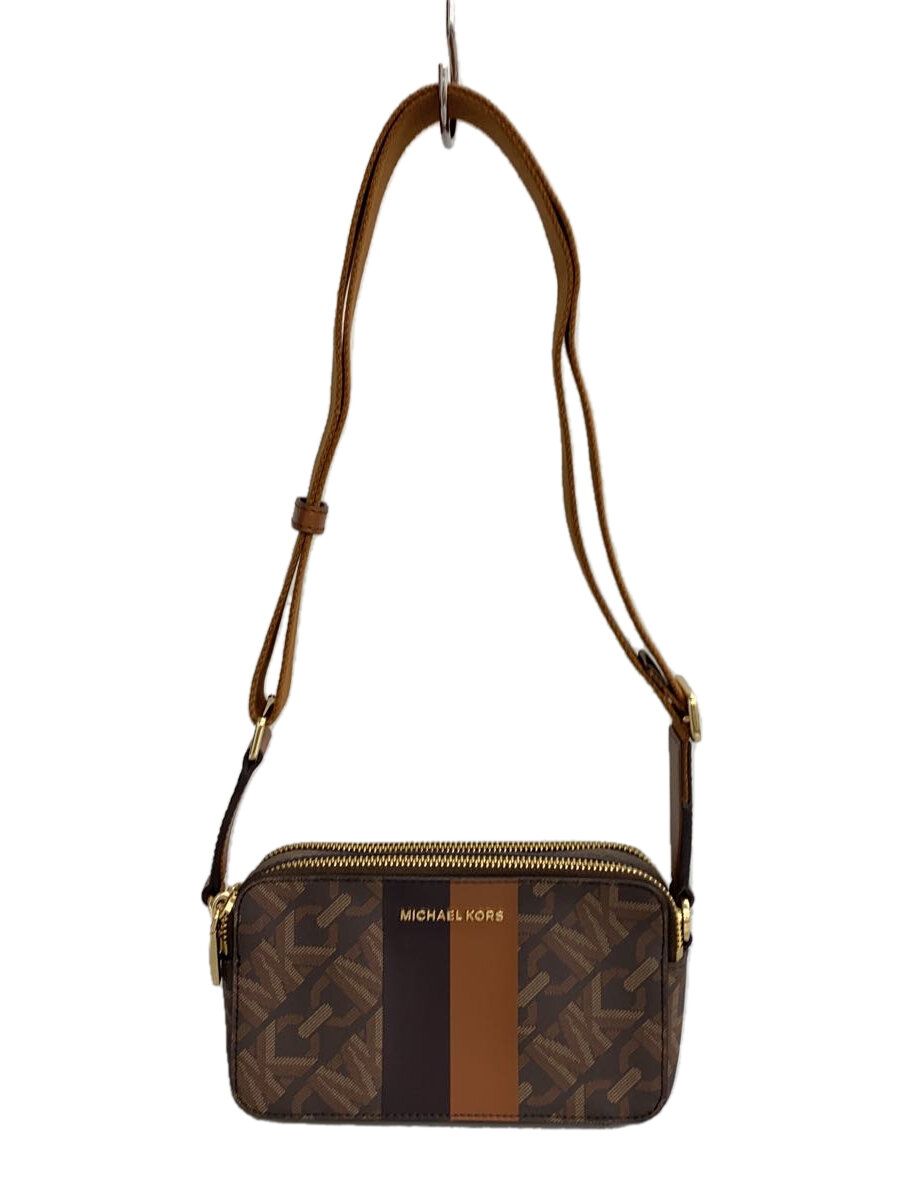 楽天2nd STREET 楽天市場店【中古】MICHAEL KORS◆バッグ/PVC/BRW/総柄/32h3gj6c1b【バッグ】