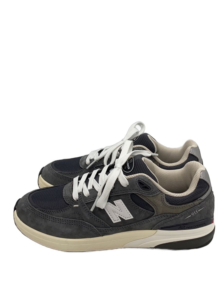 NEW BALANCE◆933/Andrew Reynolds/ローカットスニーカー/26.5cm/GRY/nm933gdy