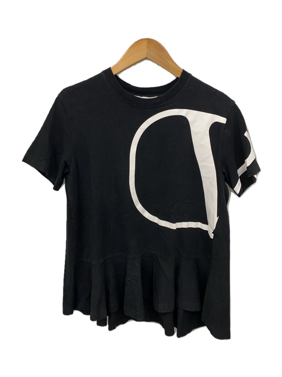 【中古】VALENTINO◆Tシャツ/XS/--/BLK/0000048433 01【レディースウェア】