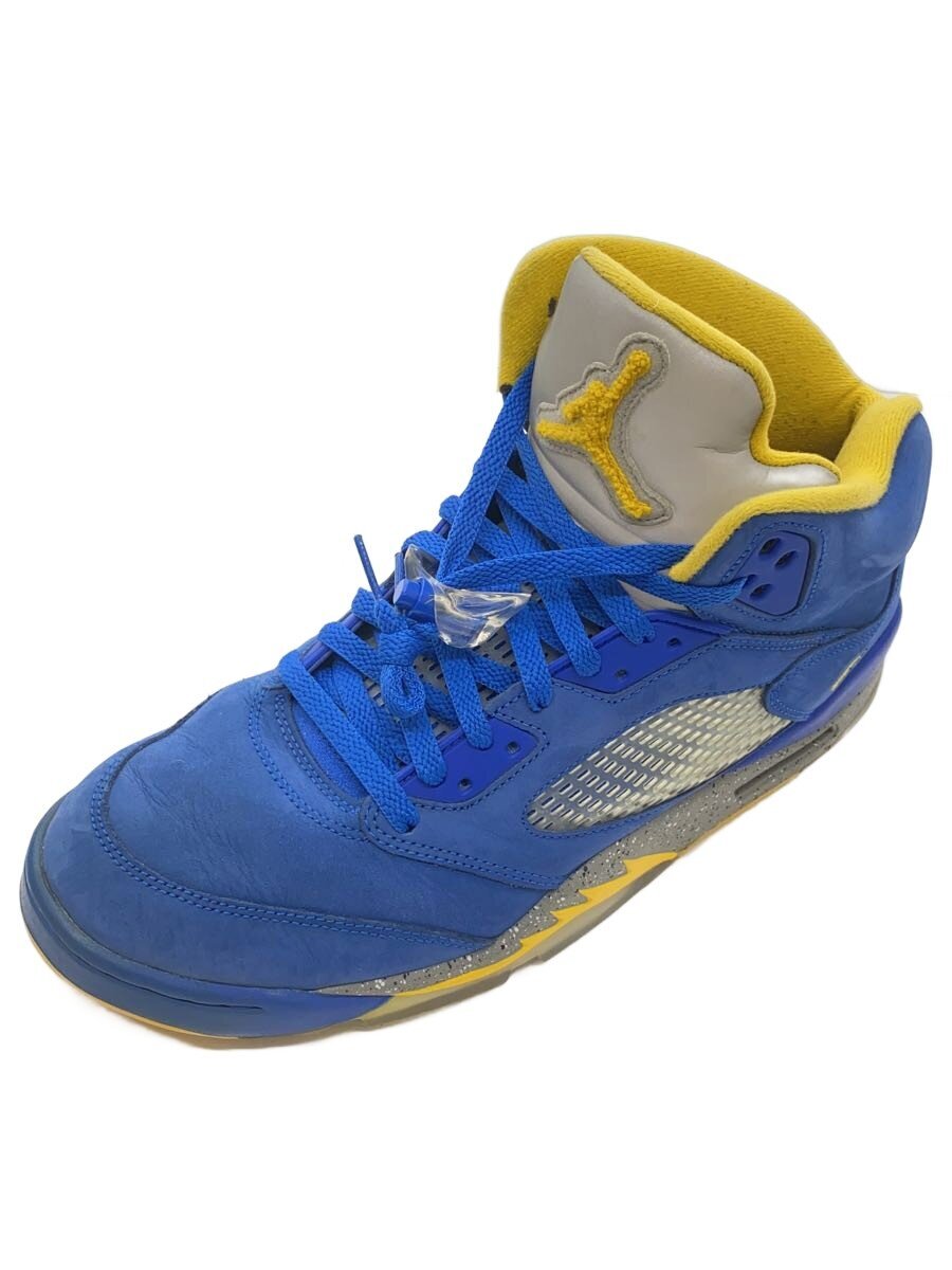 NIKE◆AIR JORDAN 5 LANEY JSP/エアジョーダン/ブルー/CD2720-400/30cm/BLU