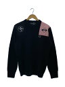 【中古】RAF SIMONS◆ニット・セーター(薄手)/S/ウール/ブラック【メンズウェア】(4)