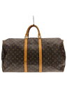 【中古】LOUIS VUITTON◆キーポル・バンドリエール55_モノグラム・キャンバス_BRW/PVC/BRW【バッグ】(4)