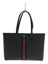 【中古】BALENCIAGA◆トートバッグ/ザ・ハッカープロジェクト/キャンバス/BLK/総柄/680125 1000・R 00212【バッグ】