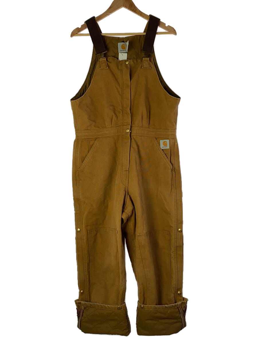 【中古】Carhartt◆オーバーオール/--/コットン/BEG【メンズウェア】