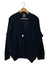 【中古】カーディガン(厚手)/--/ウール/NVY【メンズウェア】