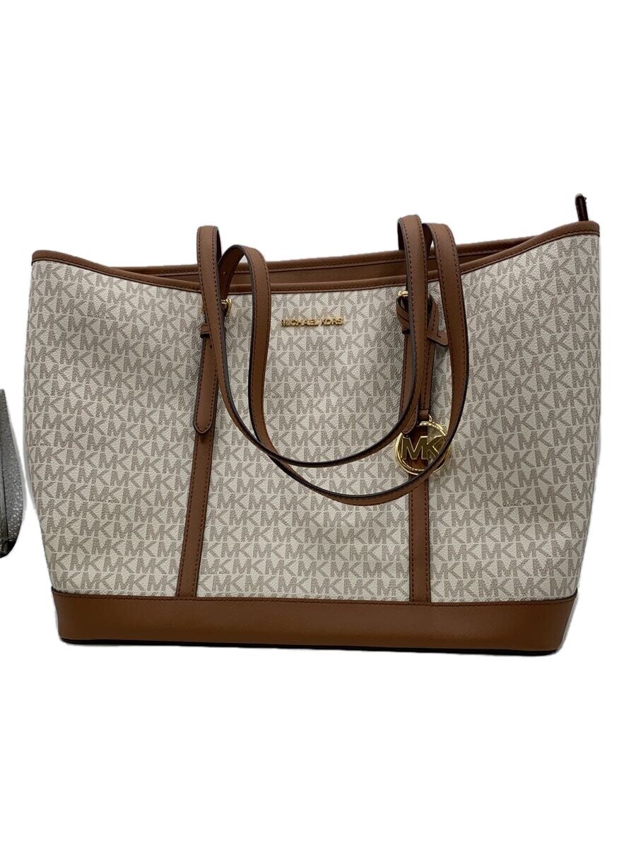 楽天2nd STREET 楽天市場店【中古】MICHAEL KORS◆バッグ/PVC/BEG/総柄/35T0GTVT3V【バッグ】