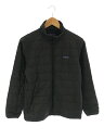 【中古】patagonia◆ジャケット/XL/ポリエステル/BLK【キッズ】